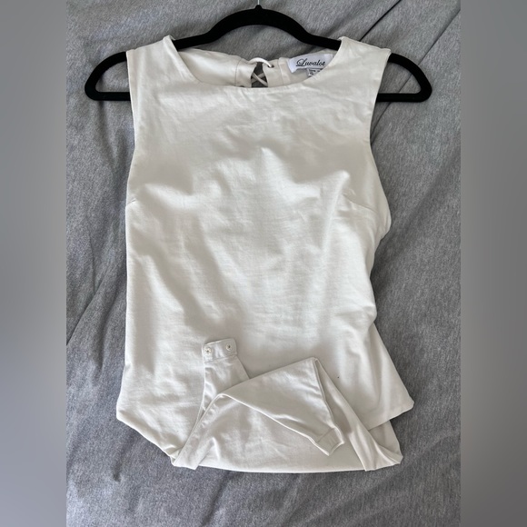 White Tied Body Suit - Picture 4 of 4